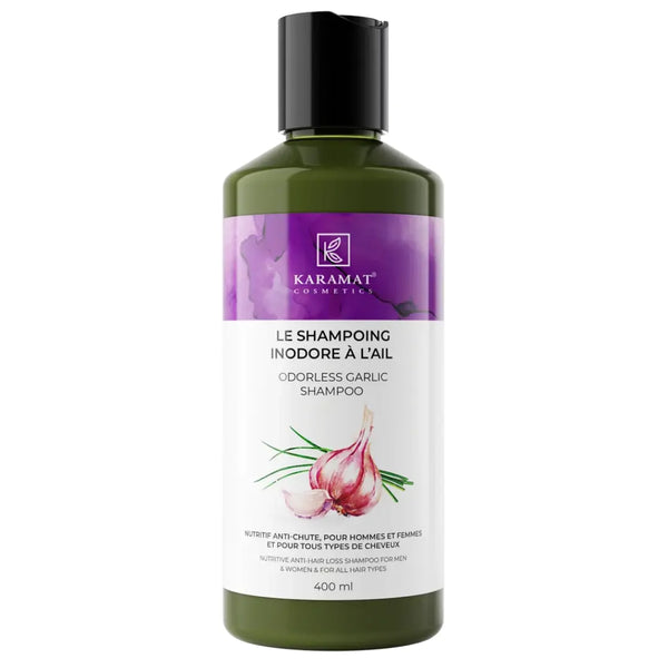 Shampooing à l’ail inodore 400 ml