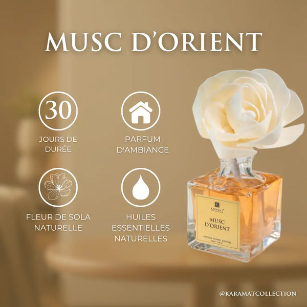 DIFFUSEUR À FLEURS 100ml – MUSC D’ORIENT