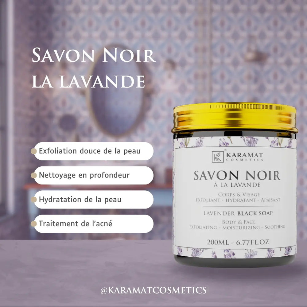 Savon Noir Lavande 200ml
