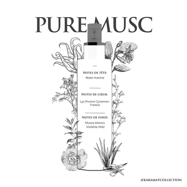 PURE MUSC Brume Corporelle 250ml
