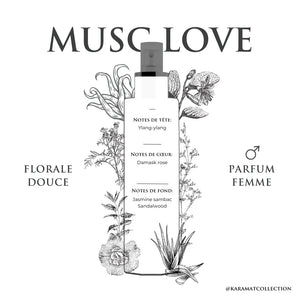 MUSC LOVE Brume Corporelle 250ml