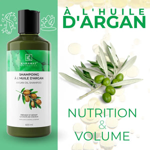 Shampooing à l’huile d’argan 400 ml