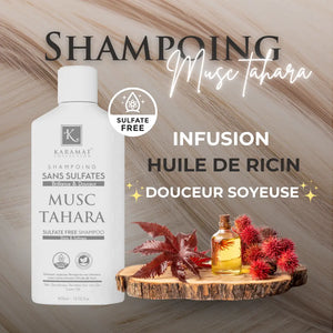 MUSC TAHARA Shampooing Sans Sulfate 400ml