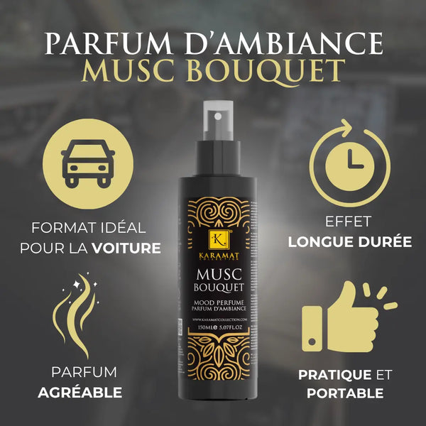Musc Bouquet – Spray D’Ambiance 150ml