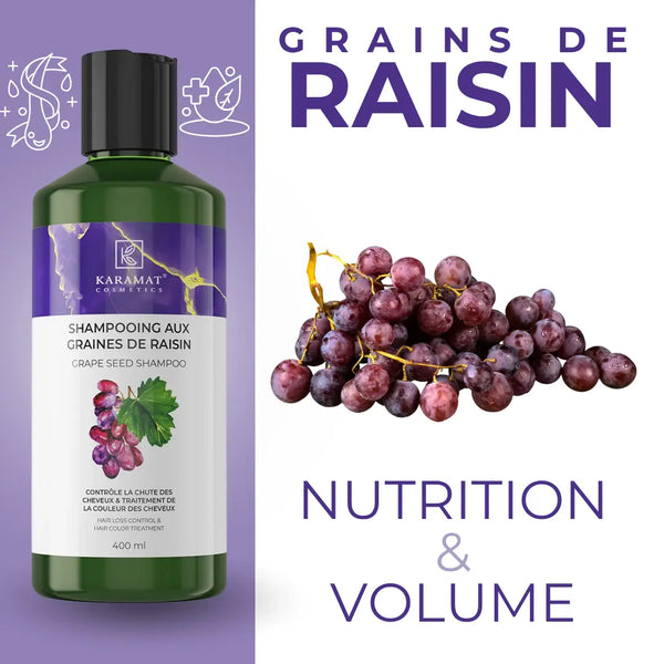Shampooing aux Graines de Raisin 400 ml