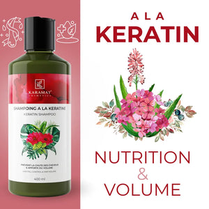 Shampooing à la kératine 400 ml