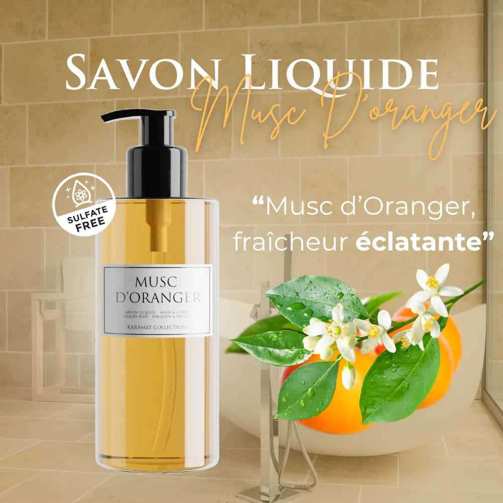 MUSC D’ORANGER Savon Liquide de Luxe 300ml