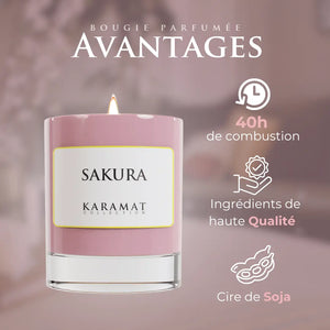 Bougie parfumé Sakura – Floraison Printanière