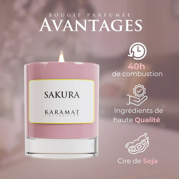 Bougie parfumé Sakura – Floraison Printanière