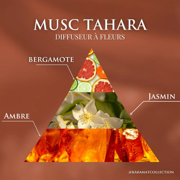 DIFFUSEUR À FLEURS 100ml – MUSC TAHARA