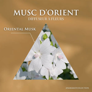 DIFFUSEUR À FLEURS 100ml – MUSC D’ORIENT