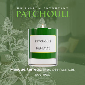 Bbougie parfumée Patchouli – Profondeur Terreuse