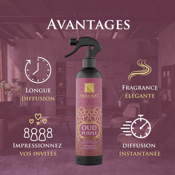 Oud Purple – Parfum Pourpre d’Oud Spray 500ml