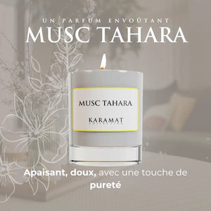 bougie parfumée Musc Tahara – Pureté Enveloppante