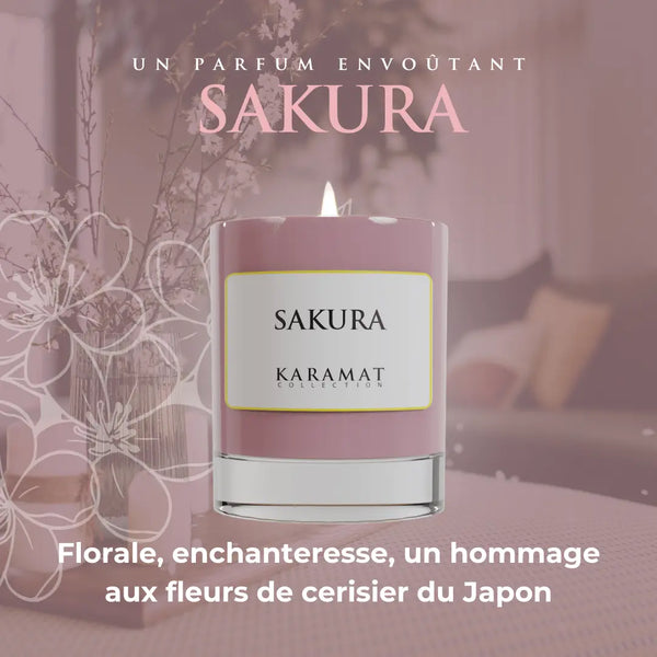 Bougie parfumé Sakura – Floraison Printanière