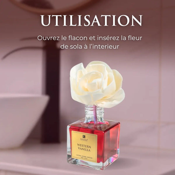 DIFFUSEUR À FLEURS 100ml – WESTERN VANILLA