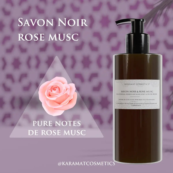 Savon Noir + Rose Musc 300ml