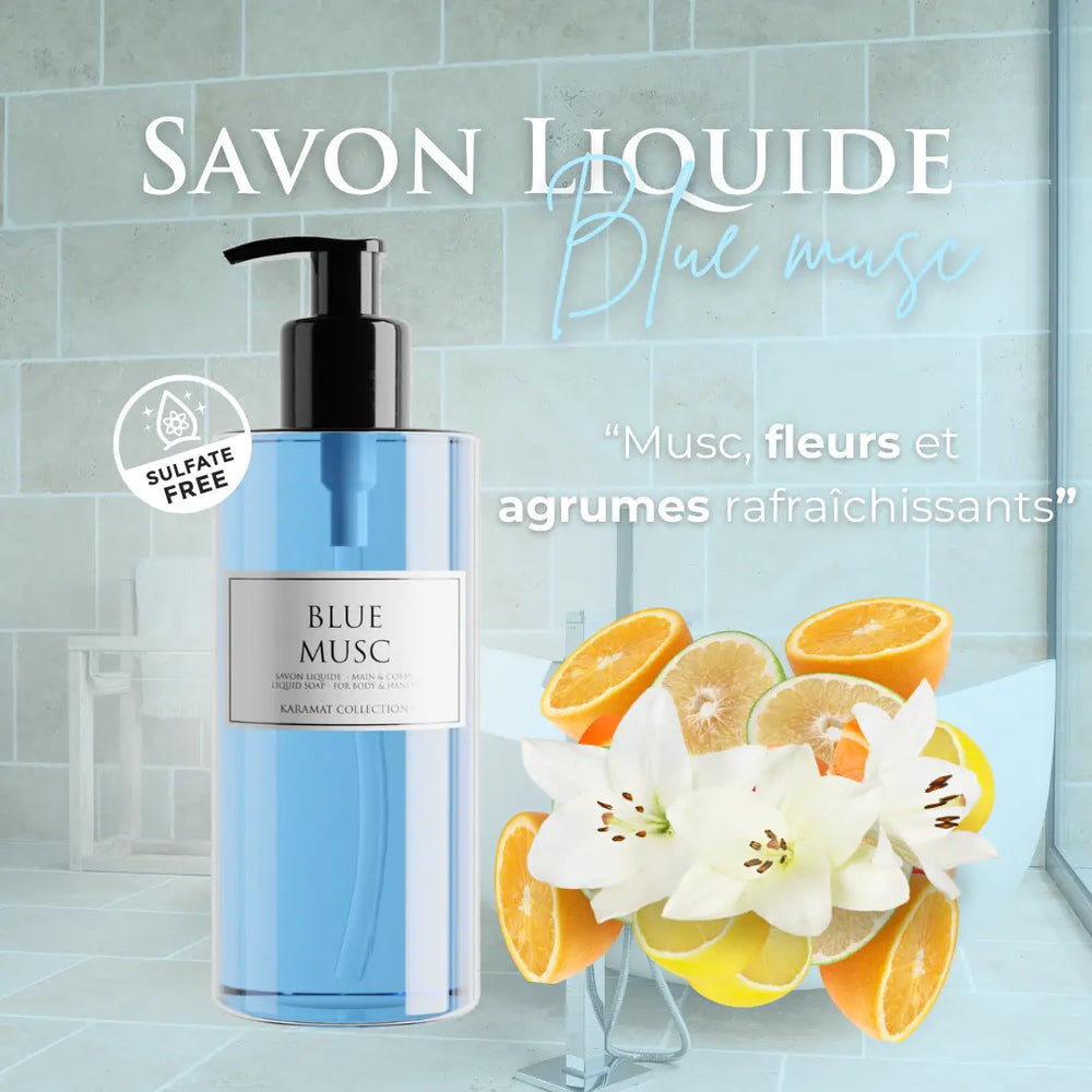 BLUE MUSK Savon Liquide de Luxe 300ml