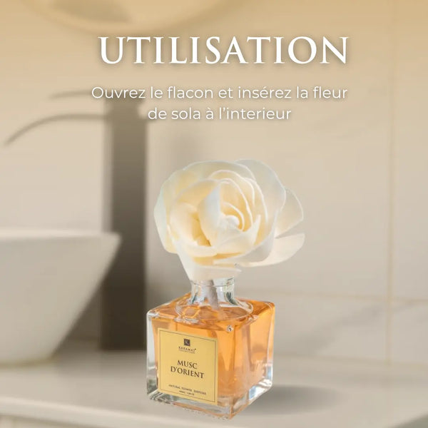 DIFFUSEUR À FLEURS 100ml – MUSC D’ORIENT