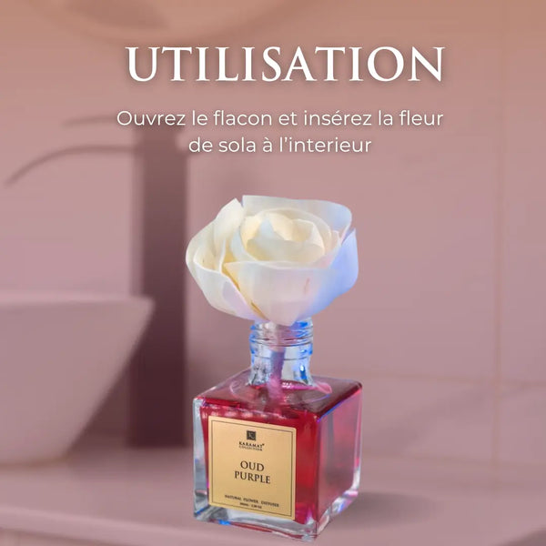 DIFFUSEUR À FLEURS 100ml – OUD PURPLE
