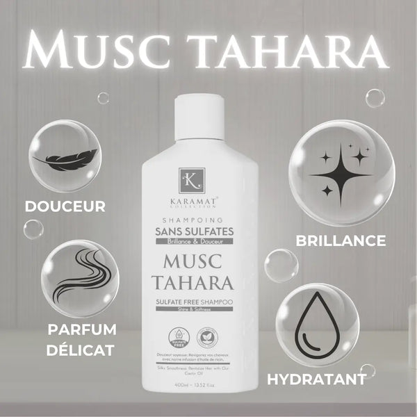 MUSC TAHARA Shampooing Sans Sulfate 400ml