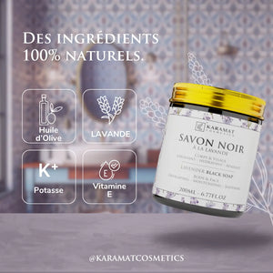 Savon Noir Lavande 200ml