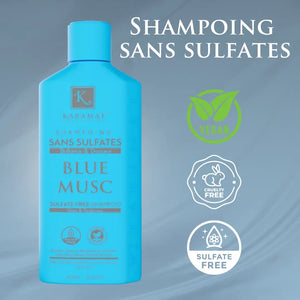 BLUE MUSK Shampooing Sans Sulfate 400ml