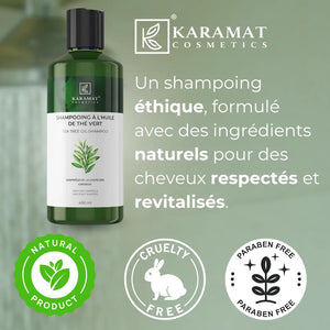 Shampooing à l’huile de thé vert 400 ml