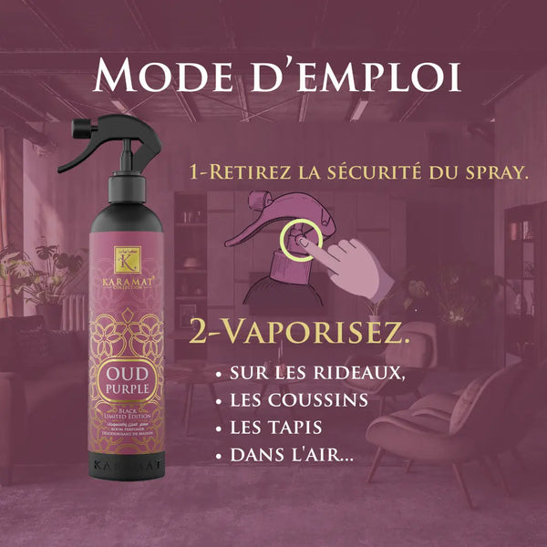 Oud Purple – Parfum Pourpre d’Oud Spray 500ml