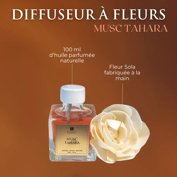 DIFFUSEUR À FLEURS 100ml – MUSC TAHARA