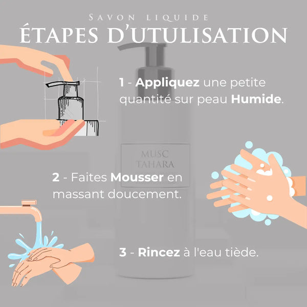 MUSC TAHARA Savon Liquide de Luxe 300ml