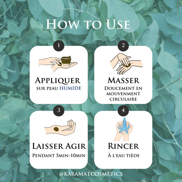 Savon Noir Eucalyptus 200ml | Puissance Purifiante et Rafraîchissement Intense