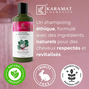 Shampooing à l’huile de coco 400 ml