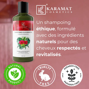 Shampooing à la kératine 400 ml