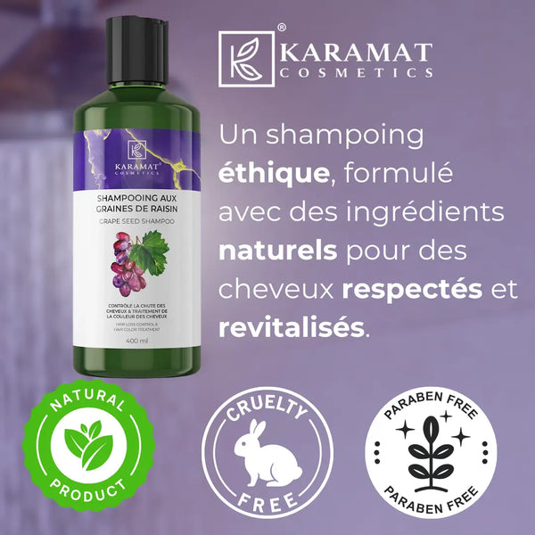 Shampooing aux Graines de Raisin 400 ml
