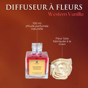 DIFFUSEUR À FLEURS 100ml – WESTERN VANILLA