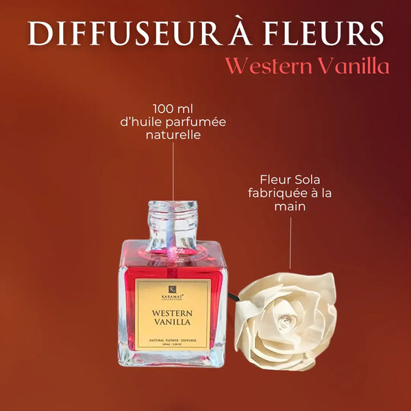 DIFFUSEUR À FLEURS 100ml – WESTERN VANILLA