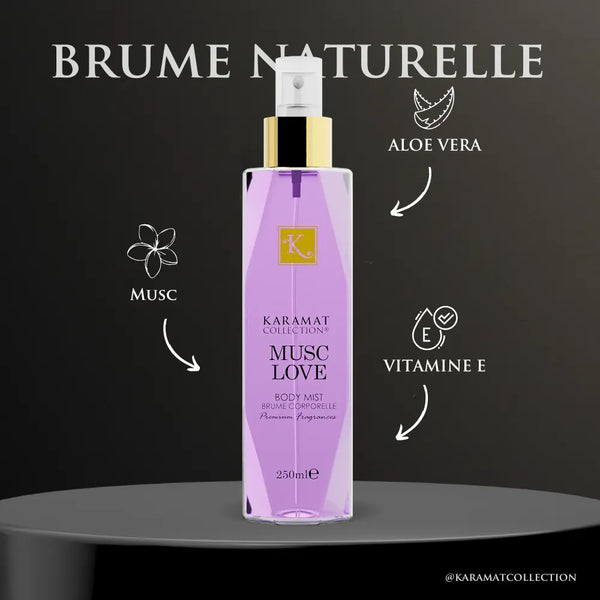 MUSC LOVE Brume Corporelle 250ml