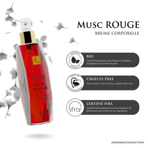 MUSC ROUGE Brume Corporelle 250ml