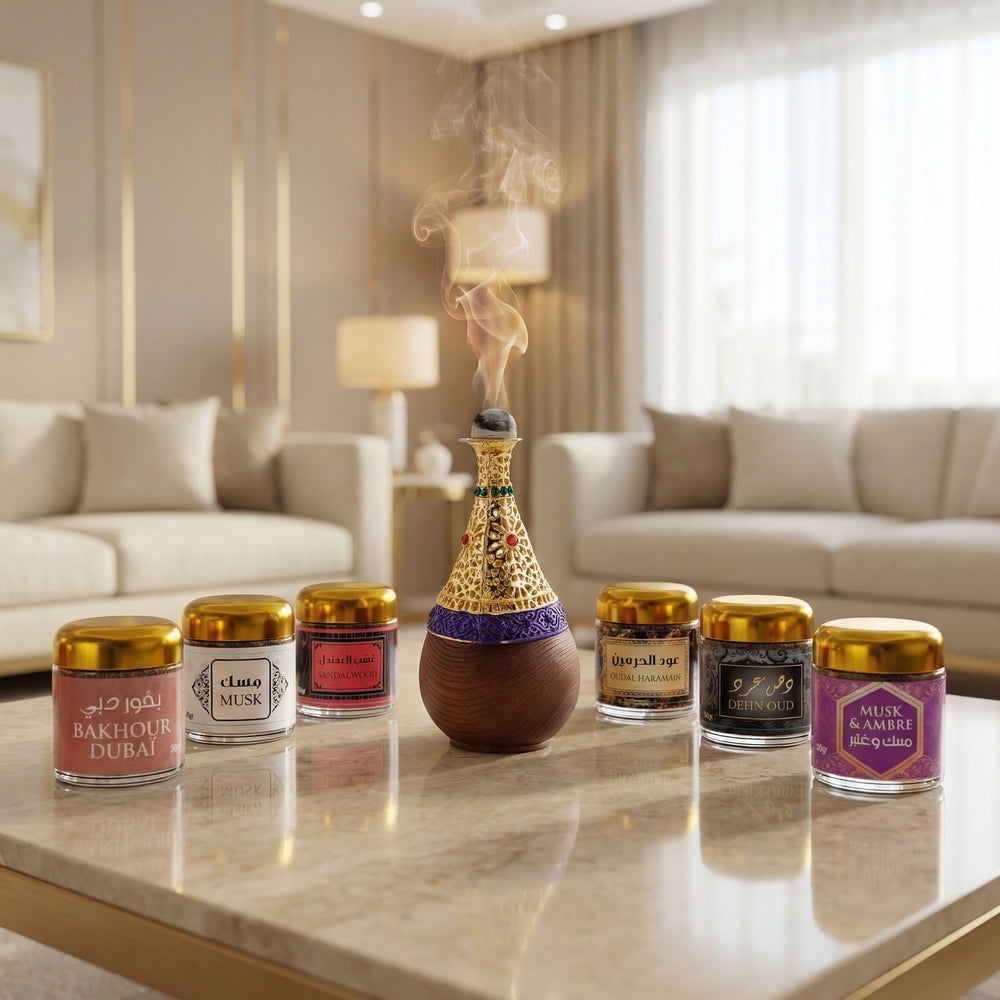 La Boîte Découverte Bakhour – Parfum d’Ambiance Oriental Traditionnel
