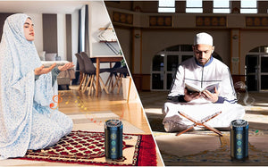 2 in 1 Electric Incense Burner (Karamats): with Quran Speaker, Remote Control, Bakhoor Burner, Aroma Diffuser for Car, Office, Home, Bedroom, Living Room, Study, Spa
