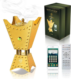 Electronic Incense Burner (Karamats), Rechargeable USB Arabic Incense Burner Electric Aromatherapy Machine Muslim Incense Holder for Car and Home