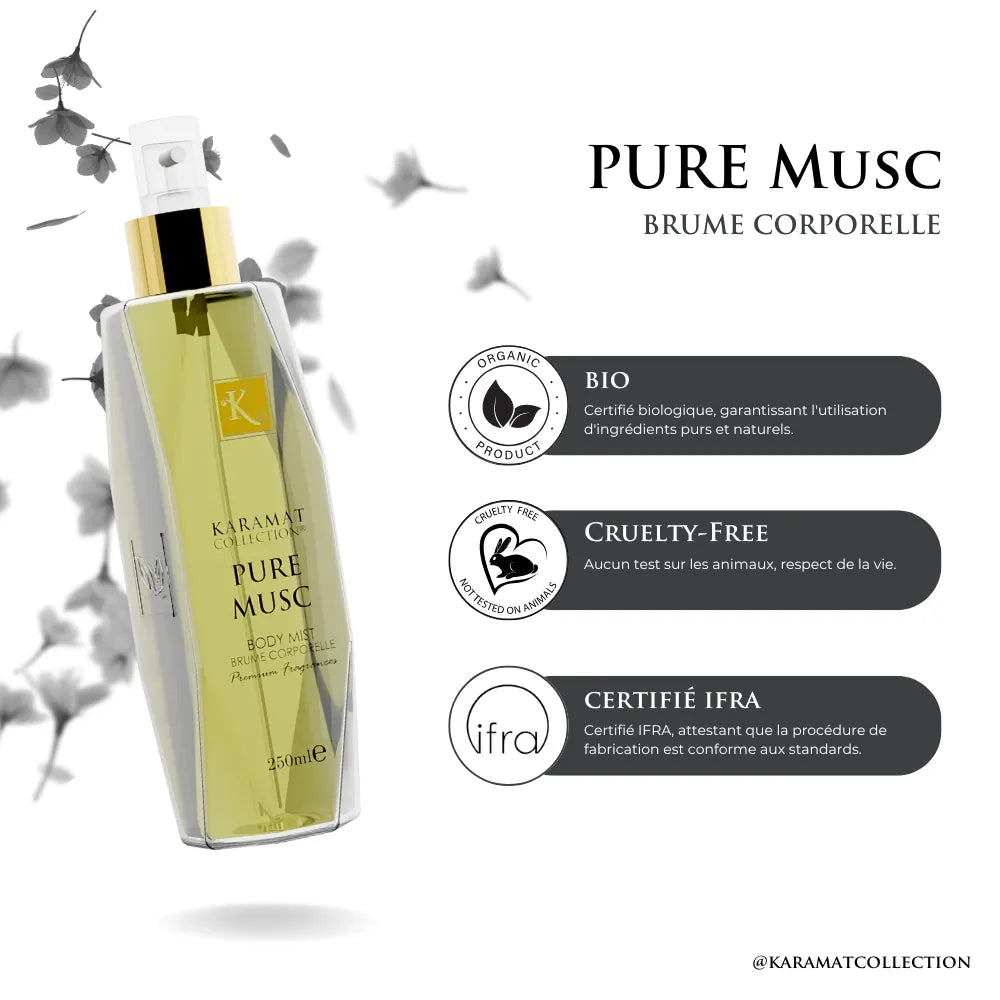 PURE MUSC Brume Corporelle 250ml