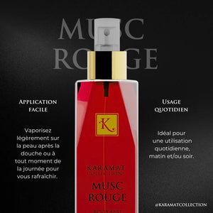 MUSC ROUGE Brume Corporelle 250ml