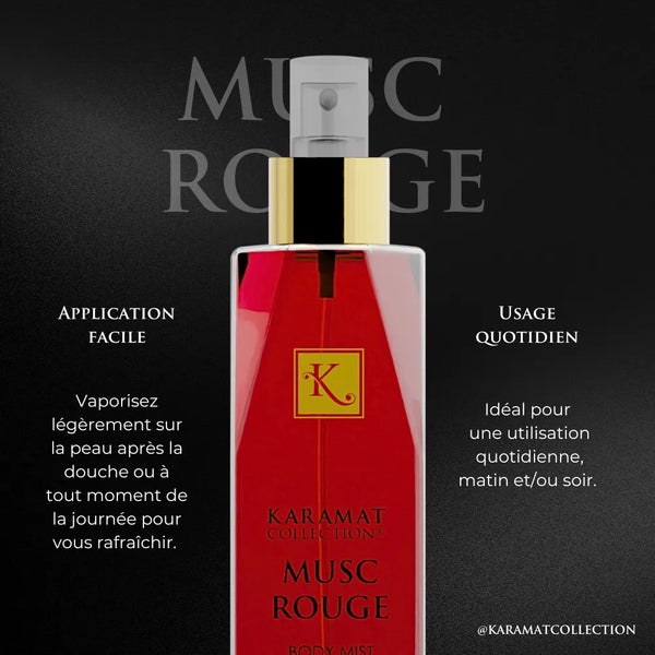 MUSC ROUGE Brume Corporelle 250ml