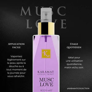 MUSC LOVE Brume Corporelle 250ml