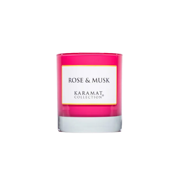 bougie parfumée Rose & Musk – Harmonie Florale