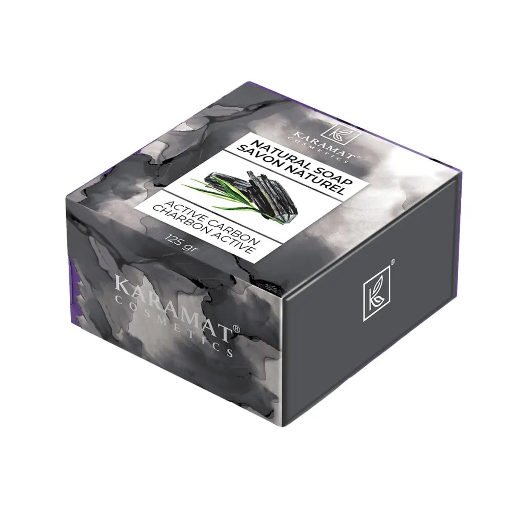 Savon naturel au charbon actif 125gr