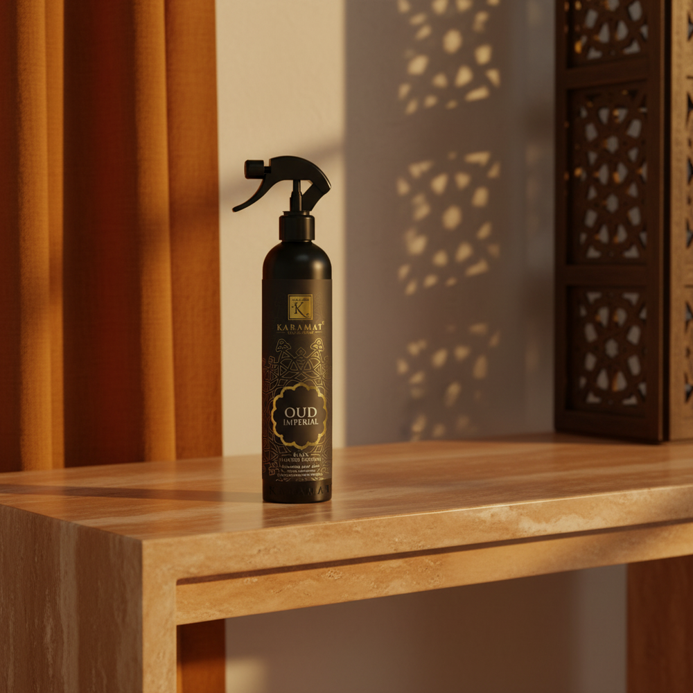 Spray d'ambiance 500ml Black Edition Oudh Imperial – Karamat Collection