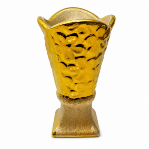 KAMIB06 – brûleur bakhour céramique, coupe martelée or, grand format